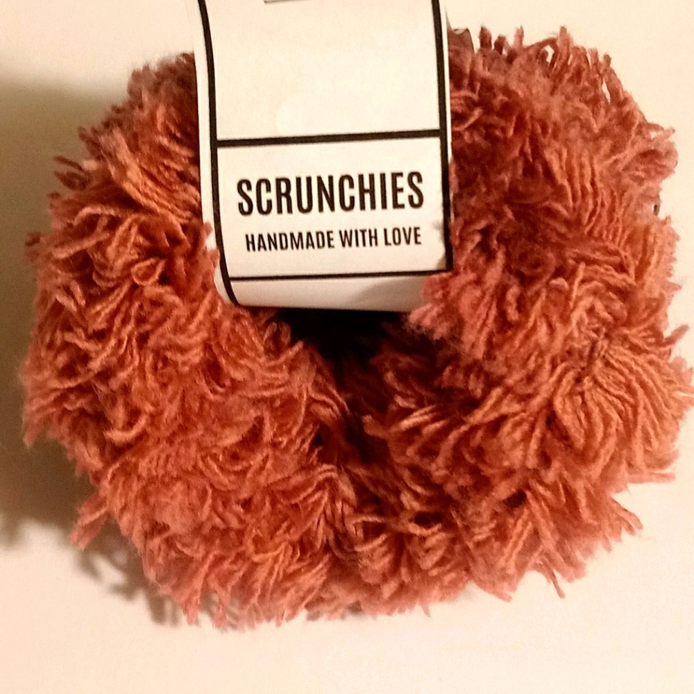 Thick fuffly funky handmade scrunchies